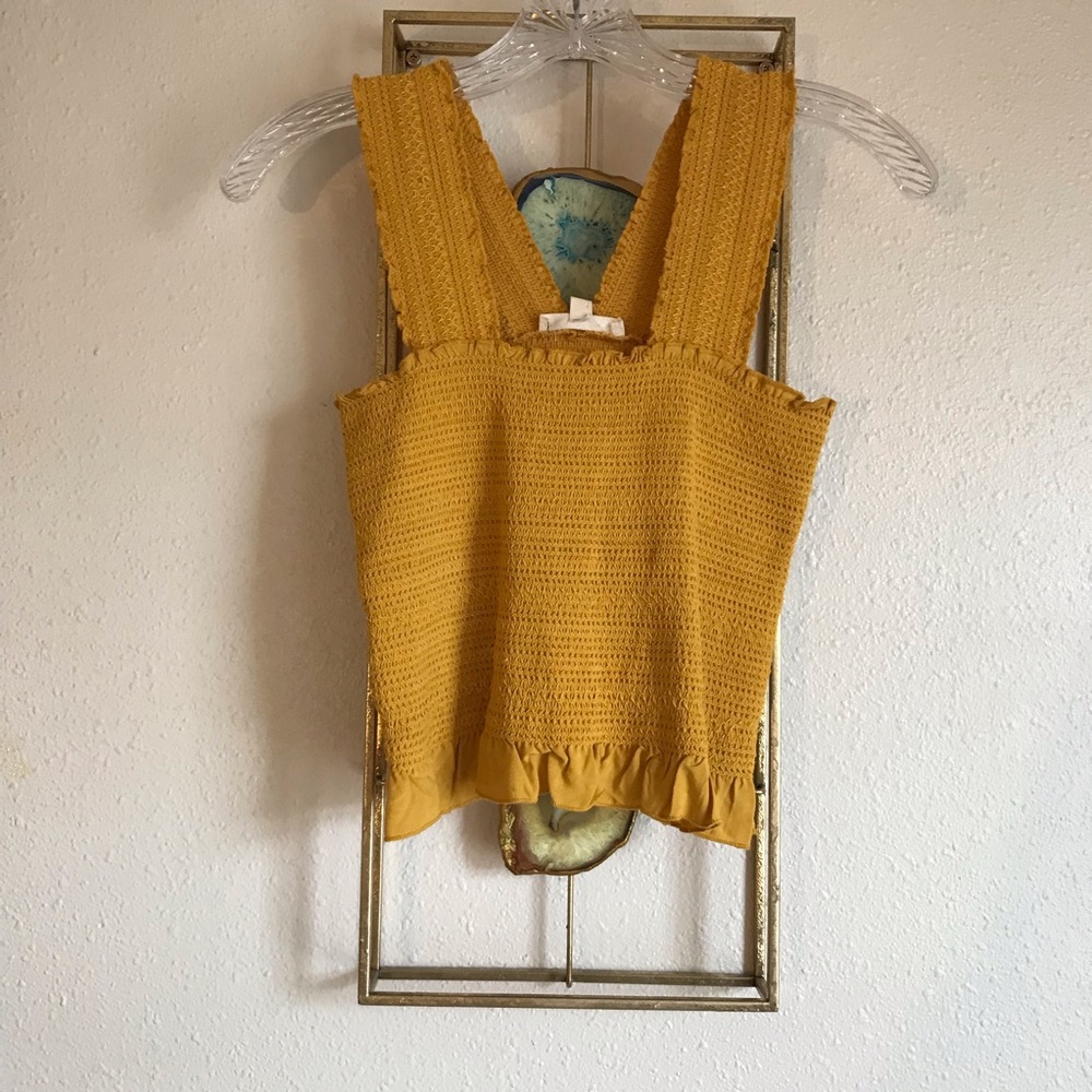 Yellow Crop Top - Picture 2 of 4